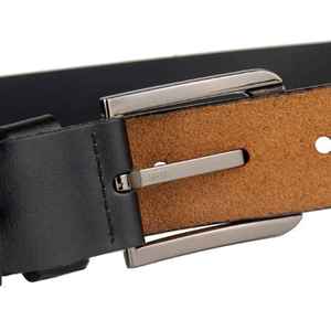 Ceintures en cuir véritable de vache véritable pour homme de haute qualité Plus longue taille boucle ardillon ceinture sangle 2025 - Product Image 5