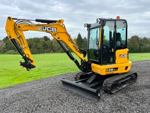 รถขุดขนาดเล็ก JCB 35Z-1 3.5 ตัน แบบ Zero Tail Swing กำลัง 18.4 กิโลวัตต์ เครื่องยนต์ดีเซล ระบบไฮดรอลิก รถขุดขนาดกะทัดรัดสำหรับงานก่อสร้าง - Product Image 3