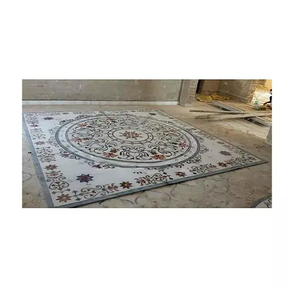 Temple Flooring Decorative <b>Marble</b> Inlay Work Indian Grade Natural Stone | Traditional Style <b>Marble</b> Slab Supplier India Wholesale - Product Image 4