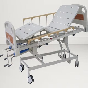 Lit manuel à 5 fonctions S I Surgical ICU ECO Plus avec fonctionnement mécanique fluide et cadre robuste disponible à bas prix - Product Image 1