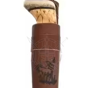 Latest Design High Carbon Steel Medieval Viking Knives Rose Wood Handle Leather Sheath Straight <b>Back</b> Flat Edge 3-Year OEM - Product Image 3