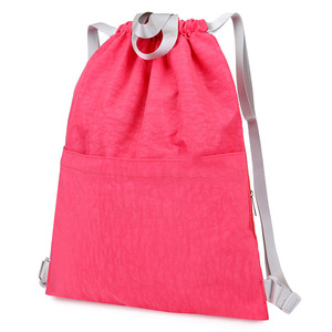 Sac à dos de sport unisexe d'extérieur avec cordon de serrage, imperméable, pour étudiants, décontracté, pour les voyages - Product Image 3