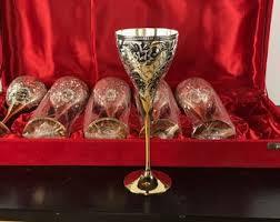 แก้วไวน์ทองเหลืองทำมือ สลักลายวินเทจ ถ้วยโลหะสำหรับดื่ม ของตกแต่งบาร์โบราณ ของขวัญแต่งงาน ของตกแต่งโต๊ะอาหารสุดหรู - Product Image 6