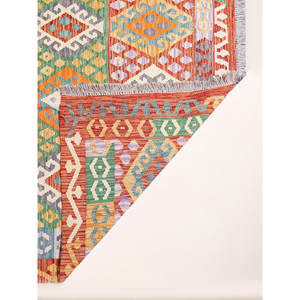 พรมกิลิม ไมมาณา อัฟกานิสถาน ขนาด 173 x 132 ซม. พรมปูพื้นและชุดพรม - Product Image 3