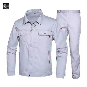 Vêtements de travail ensemble manches complètes vêtements de travail costume pour hommes vêtements de travail de sécurité uniforme d'approvisionnement d'usine - Product Image 4