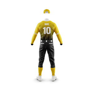 Uniforme de Béisbol Deportivo Personalizado de Alta Calidad para Hombre, Estilo Único, Conjunto de Ropa de Softbol Transpirable de Secado Rápido con Cuello en V, 100% Poliéster - Product Image 3