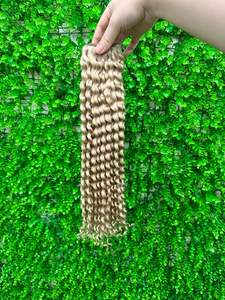 Tejido de cabello humano vietnamita de color ondulado profundo, súper doble cabello de lujo, envío DHL un donante - Product Image 5