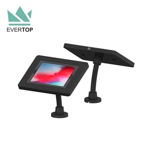 Soporte de quiosco para tableta Android con brazo de cuello de cisne Flexible de Metal para iPad Mini/Air/Pro <span class=keywords><strong>2020</strong></span> 2021 10,5 12,9 "con bloqueo seguro - Product Image 1