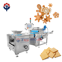 Petite machine à biscuits pour la fabrication de biscuits avec déposant de coupe-fil à biscuits