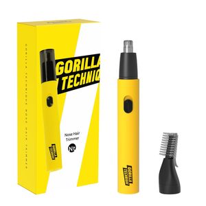 Tondeuse à poils du nez et des sourcils 2-en-1 rechargeable par USB, outil de toilettage haute vitesse en plastique pour hommes, portable, sans tirage, sans usage domestique ni automobile - Product Image 2