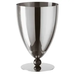 Seau à glace en bouteille de champagne commercial, seau à glace en métal pour refroidisseur de vin de finition argentée portable pour bars, hôtels et restaurants - Product Image 1