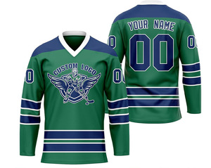 Jersey de Hockey sobre Hielo Tenzo Intl 2026 de Alta Calidad, Sublimación Personalizada, Logotipo Personalizado, Material de Poliéster y Elastano, Secado Rápido y Transpirable - Product Image 4