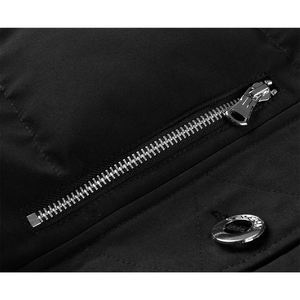 Veste à capuche coupe-vent respirante personnalisée pour hommes Manteau d'hiver en nylon et coton avec poches OEM personnalisé disponible - Product Image 5