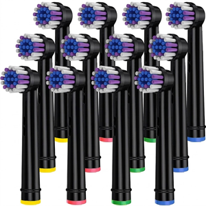 Cabezales de repuesto redondos de TPE suave para cepillos de dientes eléctricos orales, genéricos, al por mayor, de fábrica OEM - Product Image 1