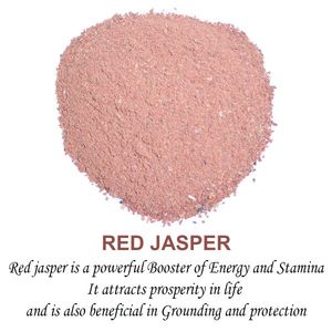 ฝุ่นคริสตัลหินแจสเปอร์สีแดงสำหรับการบำบัดตามหลักฮวงจุ้ย - Product Image 2