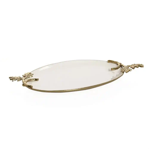 Fournitures pour hôtels Plateaux de service alimentaire en métal aluminium de haute qualité pour restaurants Forme ronde à des coûts raisonnables - Product Image 5