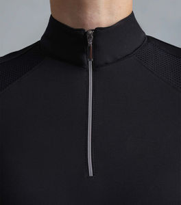 Haut d'équitation athlétique pour femme 2026 – Extensible, en polyester et élasthanne, anti-humidité, respirant, élégant et confortable - Product Image 3