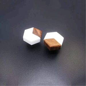 Pomo de Puerta Hexagonal de Latón y Mármol Blanco, Color, Forma y Tamaño Personalizados, Hecho en India - Product Image 6