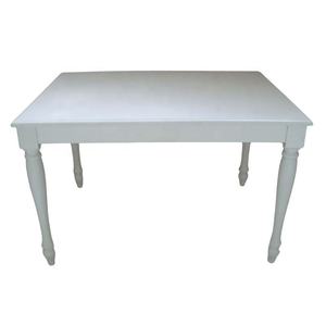 American Style <b>Dining</b> <b>Set</b> Minimalist Wooden <b>Dining</b> Room Furniture White Painted <b>Dining</b> <b>Sets</b> with Four <b>Chairs</b> Leather Seat - Product Image 2