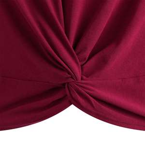 Top corto de algodón de alta moda de buena calidad para mujer, Top corto de verano, Tops cortos de algodón de alta calidad para mujer, camiseta sin mangas - Product Image 5