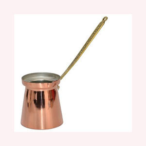 Cafetera Turca Tradicional de Cobre al por Mayor, Hecha a Mano con Asa de Latón Resistente para un Café Turco, Árabe y Griego Perfectos - Product Image 6