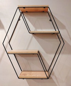 Fancy wooden <b>shelf</b> wall mounted storage <b>shelves</b> for home hotels living room kitchen bathroom home decor accessories hot selling - Product Image 1