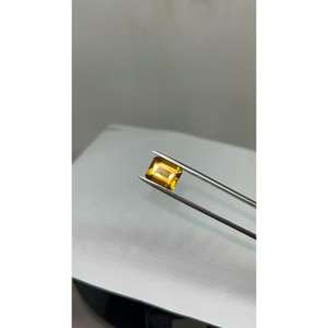 Citrine dorée naturelle 11x9MM, forme octogonale, pierre précieuse de qualité supérieure pour la fabrication de bijoux - Product Image 3