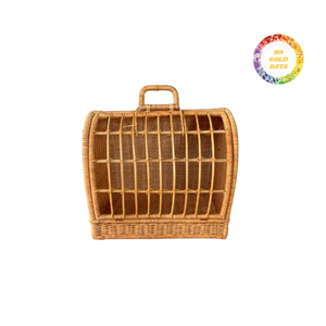 Lit pour animaux de compagnie en rotin de qualité supérieure Cadre en bois durable pour chats et chiens - Product Image 6