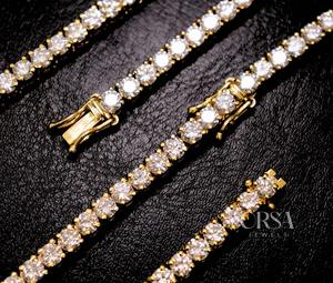 โซ่เพชรคิวบาเพชรมอยส์ซอไนท์สำหรับงานเลี้ยงหรือกิจกรรมและสวมใส่ในชีวิตประจำวัน - Product Image 4