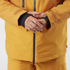 Chaqueta de Esquí Personalizada para Hombre, Aislante, Transpirable, Cortavientos, Polartec, Color Sólido en Contraste, Impermeable, para Esquí y Snowboard - Product Image 5