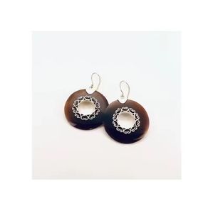 Pendientes de Cuerno de Búfalo Hechos a Mano, Joyería Natural, Fabricante y Proveedor de la India, para Fiestas y Eventos - Product Image 1