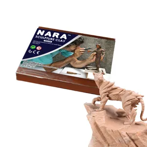 NARA Terracotta scultura argilla 1lbs. Perfetto per scolpire, prototipare, creare, dettagli raffinati artigianato di argilla per modellazione a Base di olio
