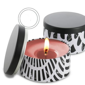 Juego de 2 tarros de velas con estilo negro puro con el mejor diseño y calidad a un ritmo muy extremo - Product Image 4