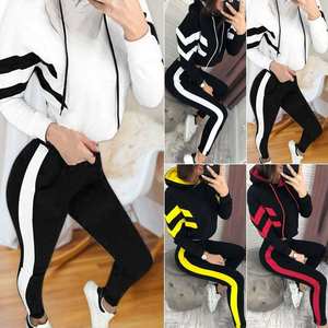 Nouveau design de tissu polaire avec impression personnalisée, survêtement à capuche de jogging pour femmes en couleur personnalisée, ensemble de sweat à capuche 2 pièces - Product Image 4