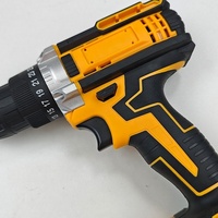 Taladro Inalámbrico de Alto Rendimiento de 21V con Motor sin Escobillas, Kit de Herramientas Profesional con Caja de Almacenamiento para Uso Diario en Taller
