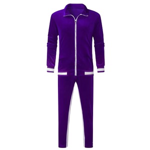 2025 meilleur élégant Logo personnalisé survêtement sweat Jogging survêtement 2 pièces ensemble hommes-survêtements en velours de qualité supérieure prix de gros - Product Image 6