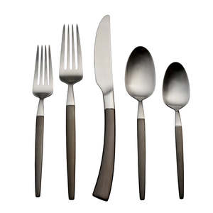 Cuchillo de acero inoxidable de calidad fina, cuchara, tenedor, cubiertos chapados en oro de acero inoxidable, juego de cubiertos de boda para hoteles - Product Image 3