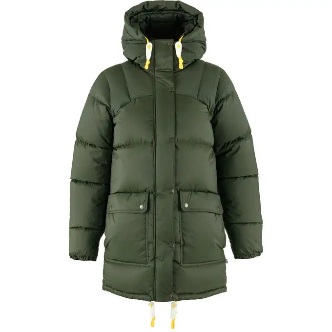 Women's Long down Parka Warm and Cold Defense Recoverable down Jacket for Women padded puffer jacket