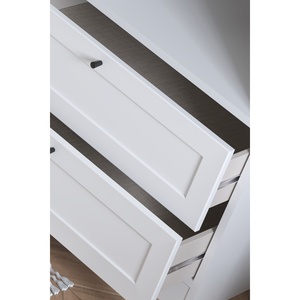 Terra Modern 4-Door Bedroom Closet Storage Furniture Durable Particle <b>Board</b> Wardrobe 2 Dining Living Room Hospital School - Product Image 4