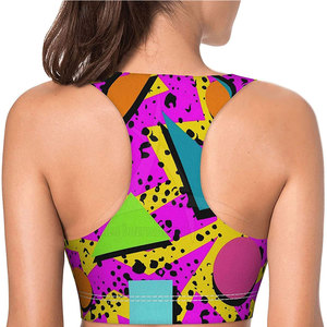 Vêtements de sport pour femmes, soutien-gorge de sublimation, haute qualité, soutien léger, sans couture, respirant, séchage rapide, écologique - Product Image 5