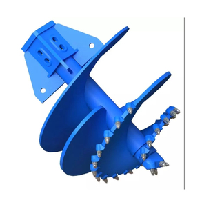 Barrena de Suelo de Doble Corte de Alta Resistencia Ashok Industries para Perforación de Cimentaciones de Pilotes para Excavadoras de 50 Toneladas, 450 Nm de Torque, Fabricada en India - Product Image 1