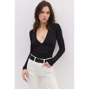 Body de Manga Larga, Corte Regular, Cuello Clásico, 100% Poliéster - Product Image 1