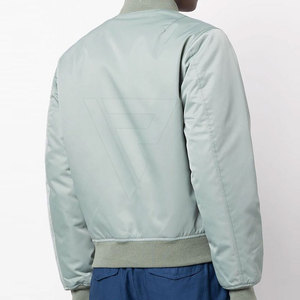 Blouson aviateur pour homme, coupe ajustée, veste de sport d'hiver, veste universitaire personnalisée, coupe-vent, col montant, mode streetwear, vêtements d'extérieur pour homme - Product Image 4