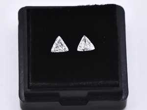 1.01CT Par Trillion Cut Lab Grown Diamond para con certificado IGI Fabricación de joyas para pendientes de regalo de fiesta de aniversario - Product Image 4