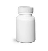 Boîte en plastique blanche pour capsules, emballage de flacon de vitamines et de comprimés de calcium, boîte de rangement à prix avantageux