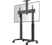Meuble TV mobile en acier robuste pour téléviseurs de 75 à 120 pouces, grand meuble, économique, pour maison intelligente, moderne
