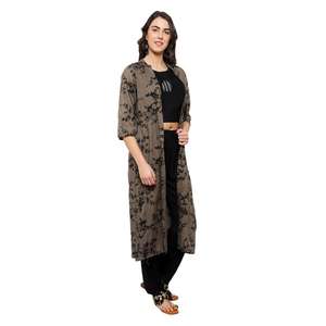 High Quality New Women's Shalwar Kameez 2023 Design Cotton Silk <b>Fabric</b> <b>Indian</b>-Pakistani Style All Seasons Dresses MASOORI - Product Image 3