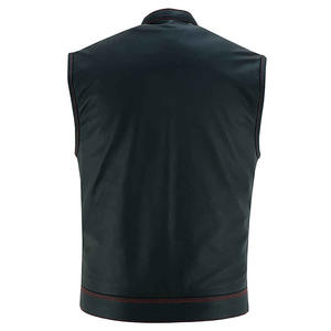 2025 cuir personnalisé gilet en cuir ensemble vente taux hommes gilet en cuir de qualité supérieure pour la vente en ligne - Product Image 6