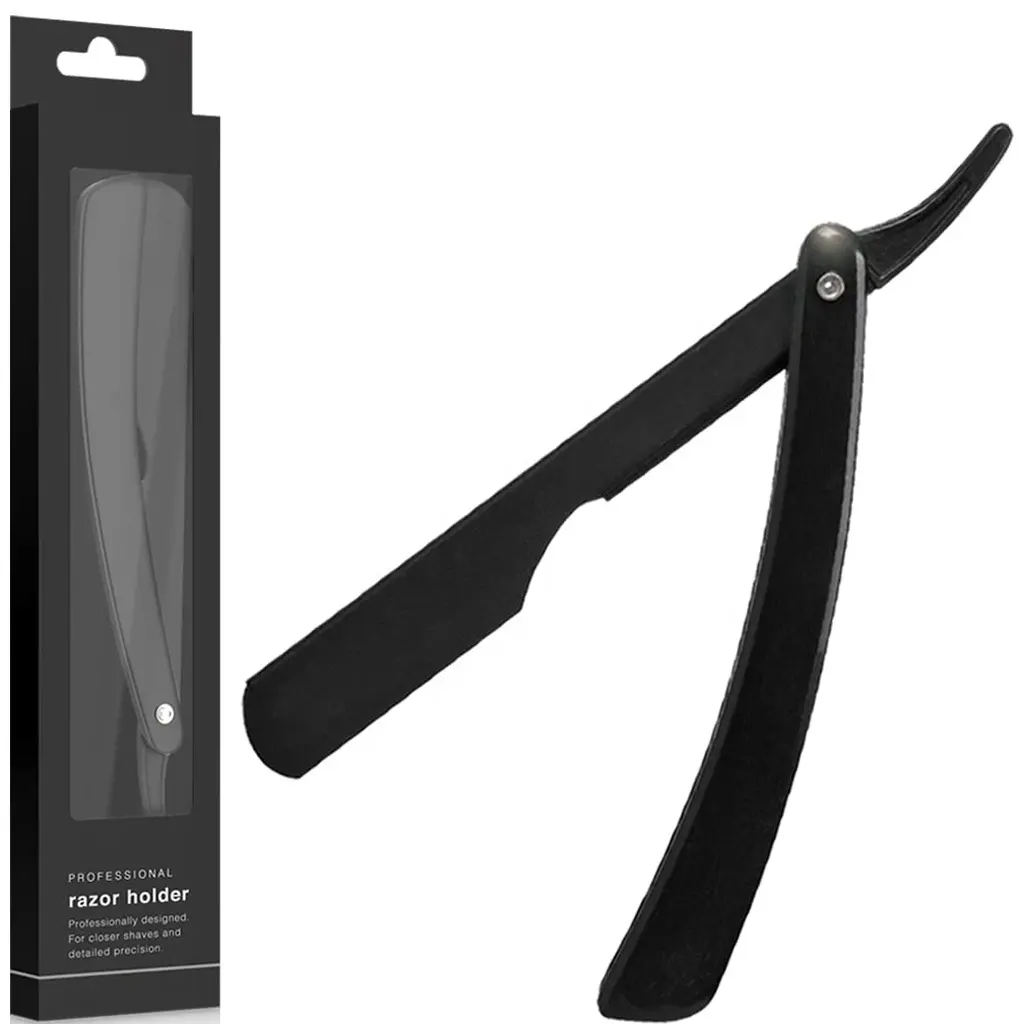 Professional Straight Edge Razor for Men Stainless Steel Barber Cut Throat Razor Folding Manual Shaving Knife Hair Removal Tools
