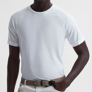 Venta al por mayor de camisetas de algodón peinado gris jaspeado para los hombres de peso pesado camiseta lisa con bordado de impresión personalizada 100% algodón - Product Image 5